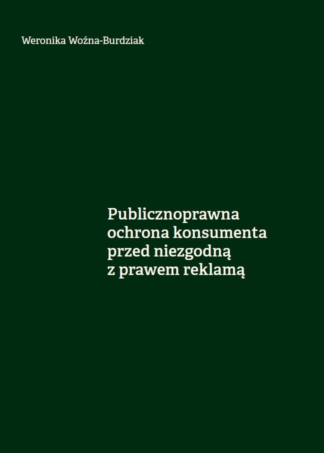 Publicznoprawna Publicznoprawna ochrona konsumenta